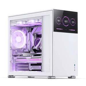 Jonsbo D41 стандартная версия с дополнительным экраном ATX корпус - Белый