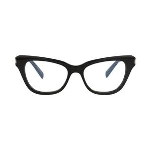 Очки Saint Laurent в кошачьем стиле из ацетата 'Черный/Прозрачный'