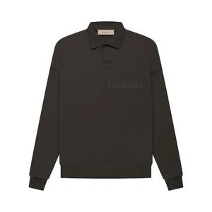 Поло Fear of God Essentials Long-Sleeve Polo «Черный офф»