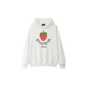 Толстовка Crisathena Strawberry Hoodie в белом цвете