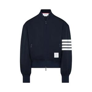 Бомберы Thom Browne 3m Printed 4 Bar Bomber 'Navy'