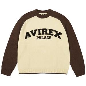 Свитеры Palace Avirex Knit 'Коричневый кекс'