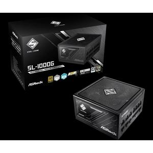 ASRock Steel Legend SL-1000G 1000W 80Plus Gold полностью модульный блок питания - Black