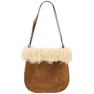 Сумки через плечо Saint Laurent Roady Shoulder Bag 'Карамельный Коньяк/Бежевый'