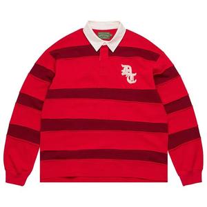 Поло Denim Tears Paneled Rugby Shirt 'Red'