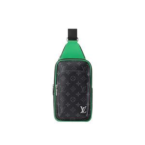 Сумки на плечо Louis Vuitton Avenue Slingbag PM 'Black Monogram Midnight Canvas/Bamboo Green'