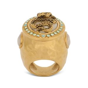 Кольцо Snake and Gemstone