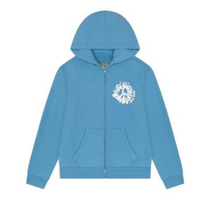 Толстовки на молнии Denim Tears Denim University Zip Hoodie 'Light Blue'