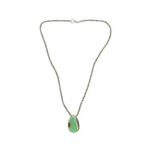 Колье Chrysoprase