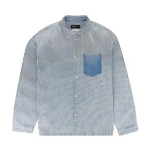 Овершерты PURPLE BRAND Long-Sleeve Snap Shirt Jacket 'Indigo'