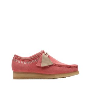 Ботинки Wallabee Pink Embroidery