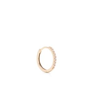 Серьга-хагги Lamarr 10 из желтого золота