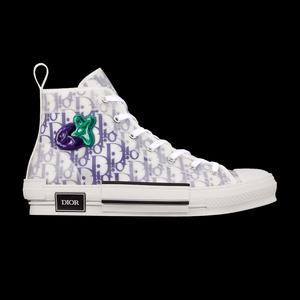 Кроссовки Kenny Scharf x Dior B23 High 'Embroidered Patches Dior Oblique'