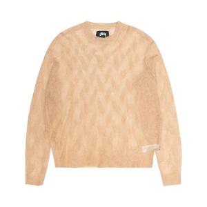 Свитеры Stussy Loose Knit Cross Cable Sweater 'Sand'