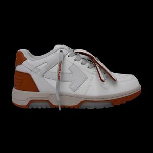 Кроссовки Off-White Out Of Office Calf Leather 'White Brick Red'