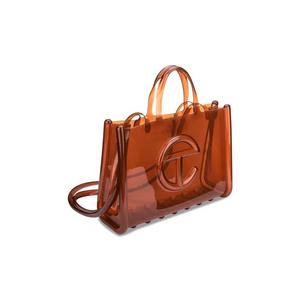 Сумки-тоут Telfar x Melissa Large Jelly Shopper 'Brown'