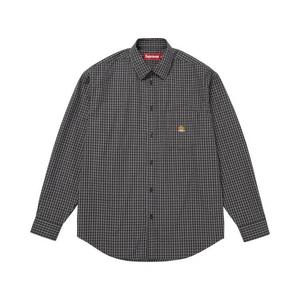 Фланелевые рубашки Supreme Mini Plaid Shirt 'Black'