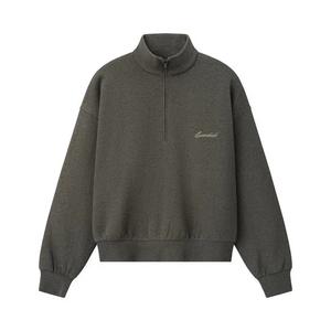 Толстовки на молнии Fear of God Essentials Signature Classic Half Zip Sweatshirt 'Ash Heather'