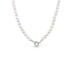 Swarovski® Ожерелье из барочного жемчуга – 925 серебро