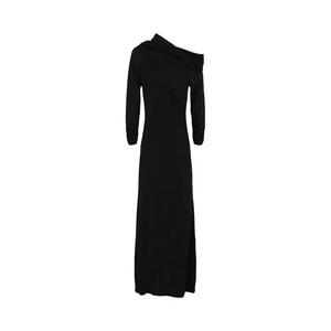 Платья Ferragamo Long-Sleeve Off The Shoulder Gown 'Черный'