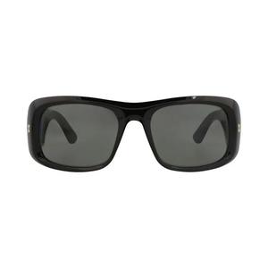Солнцезащитные очки Gucci с квадратной оправой из ацетата «Black/Grey»