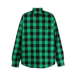 Рубашки на пуговицах Balenciaga Padded Shirt 'Зеленый/Черный'