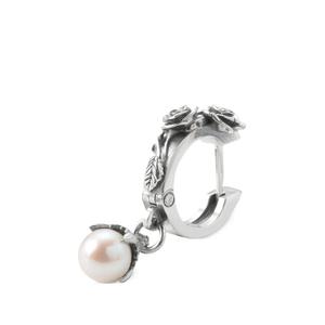 Серьга-кольцо Rose Pearl