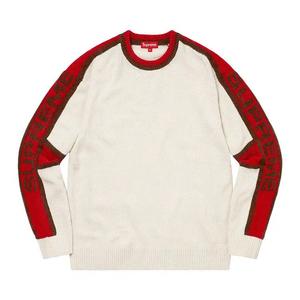 Свитера Supreme Stripe Chenille Sweater 'Белый'