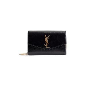 Кошельки Saint Laurent Wallet On Chain 'Noir'