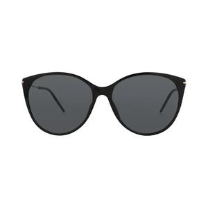 Солнцезащитные очки Gucci из переработанного ацетата в кошачьей оправе 'Черный/Золотой/Серый'