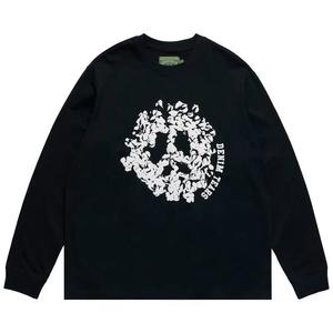 Футболки с длинным рукавом Denim Tears Denim U Long-Sleeve Tee 'Black'