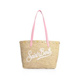 Сумка на плечо Raffia City с цветочным декором