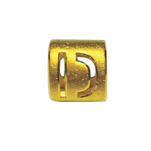 [Специальное] LITZ 999 (24K) Золотой брелок с буквой EPC1095-D-0,41 г +/-
