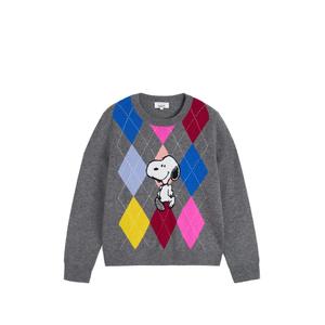Свитер Snoopy с узором аргайл