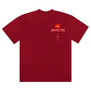 Футболки Cactus Jack by Travis Scott x McDonald's Apple Pie T-Shirt «Cardinal»