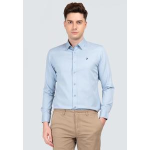 Polo Haus - Мужская рубашка с длинным рукавом Tetoron Rayon Signature Fit MBLS015