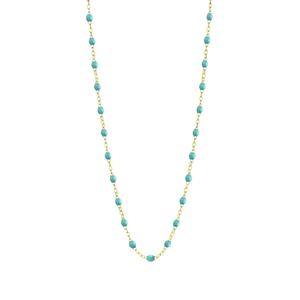 Колье Classic Gigi из желтого золота с бирюзой