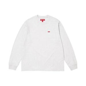 Футболка с длинным рукавом Supreme Small Box Long-Sleeve Tee 'Ash Grey'