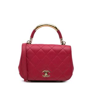 Сумка-сэтчел Mini Quilted Lambskin Carry Chic Flap (2016-2017 годы)