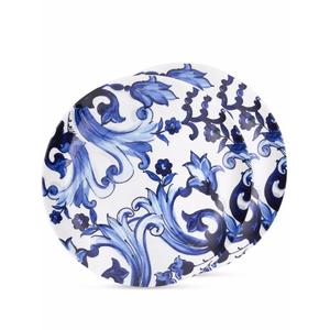 Набор из двух тарелок с принтом Blu Mediterraneo