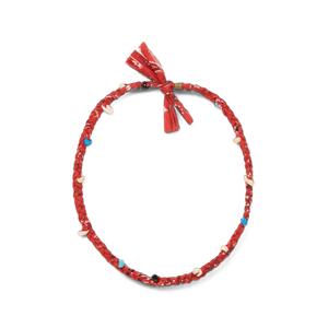Плетеное колье Bandana с ракушками