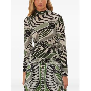 Топ Black Lace Nature Jersey с высоким воротником