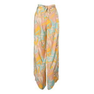 Stencilled Tropics Широкие пляжные брюки