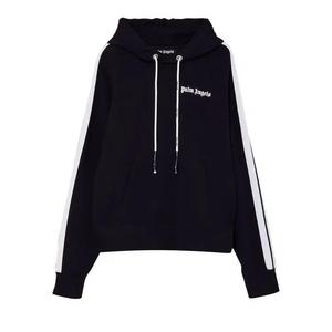 Худи Palm Angels Fleece Track Hoodie 'Black/White'