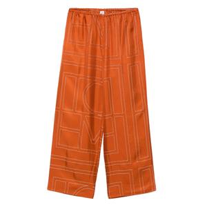 Пижамные брюки с монограммой