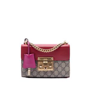 Маленькая сумка через плечо Padlock с узором GG Supreme (2016-2026 годы)