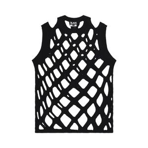 Свитеры Comme des Garçons Black Open Knit Long-Sleeve Sweater 'Black'