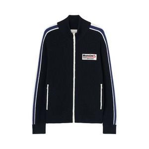 Бомберы Moncler x Palm Angels Racing Bomber Jacket 'Синий/Белый'