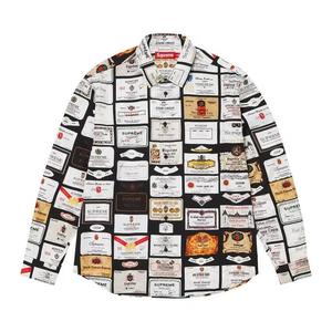Рубашки на пуговицах Supreme Label Shirt 'Black'