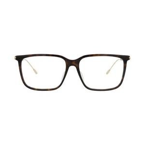 Очки Gucci Square-Frame Recycled Acetate Optical Frames 'Гавана/Золотой/Прозрачный'